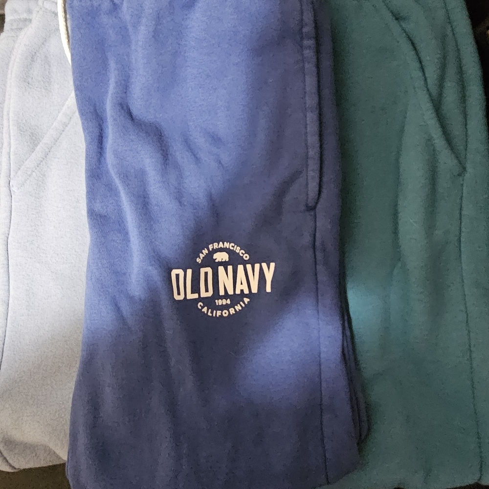 Old Navy Blue Kids Logo Sweatpants